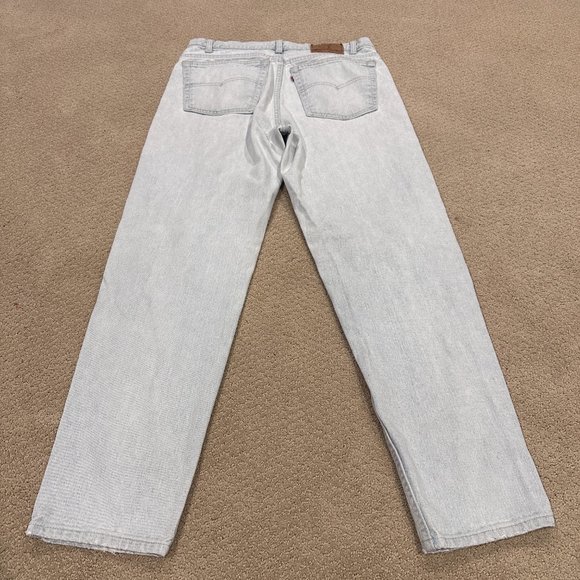 Levis Jean 550 XX Vintage USA Super Light Wash High Rise Relaxed Tapered W36 /38 - Picture 14 of 14